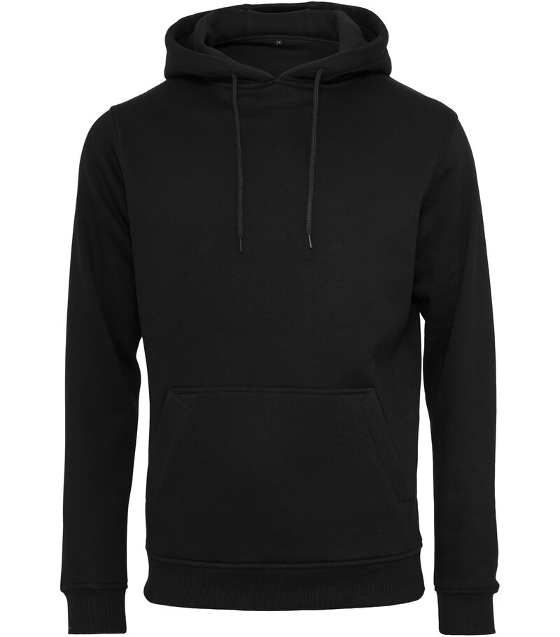 Build-your-Brand_Heavy-Hoody_BY011_Black_front