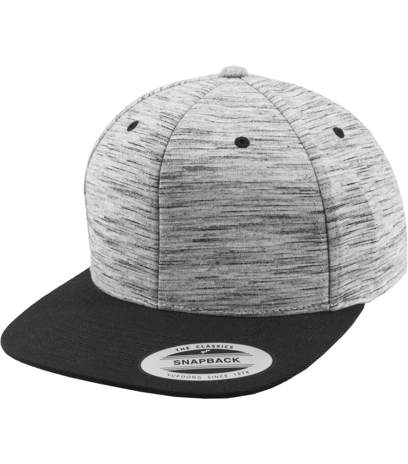 Flexfit-Yupoong_Stripes-Melange-Crown-Snapback_FF6089SC_6089SC_black-grey