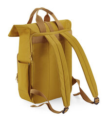 BagBase_Recycled-Twin-Handle-Roll-Top-Laptop-Backpack_BG118L_Mustard-rear