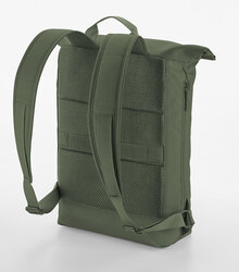 Bagbase_Simplicity-Roll-Top-Backpack-Lite_BG871_pine-green_rear