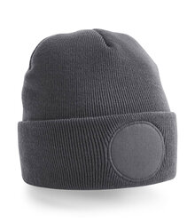 Beechfield_Circular-Patch-Beanie_B446_Graphite-Grey