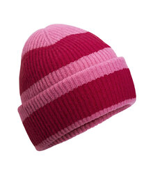 Beechfield_Colour-Block-Beanie_B391R_true-pink_classic-red