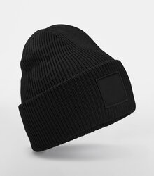 Beechfield_Deep-Cuffed-Tonal-Patch-Beanie_B336R_black