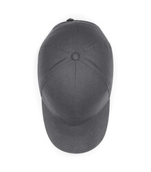 Beechfield_EarthAware-Organic-Cotton-Canvas-Unstructured-Cap_B54N_graphite-grey_above-view