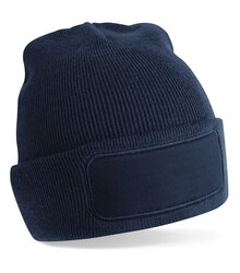 Beechfield_Recycled-Original-Patch-Beanie_B445R_French-Navy