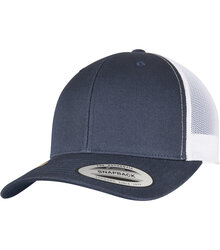 Flexfit-Yupoong_Recycled-Retro-Trucker-Cap-2-Tone_FF6606RT_6606RT_navy-white_angle