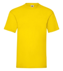 Fruit-of-the-loom-Valueweight-T-shirt-61-036-K2-yellow-front