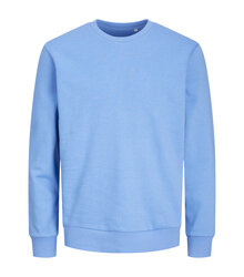 Jack-Jones-Produkt-Blanks_PKTGMS-Blank-Basic-Crew-Neck-Sweat_12263900_Azure-Blue_front_5715603390261_001