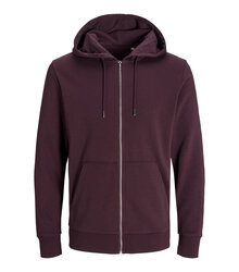 Jack-Jones-Produkt-Blanks_PKTGMS-Blank-Basic-Zip-Hood-Sweat_12263907_Port-Royale_front_5715603398915_001