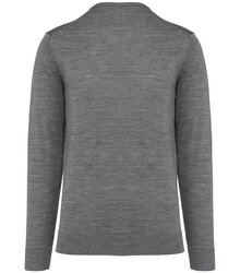 Kariban-Premium_Mens-V-Neck-Merino-Jumper_PK910-B_GREYHEATHER