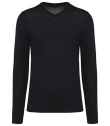 Kariban-Premium_Mens-V-Neck-Merino-Jumper_PK910_BLACK