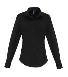 Premier_Womens-Stretch-Fit-Cotton-Poplin-Long-Sleeve-Shirt_PR344_BLAC_0