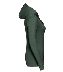 Russell-Ladies-Authentic-Hooded-Sweat-265F-Bottle-green-side