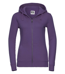 Russell-Ladies-Authentic-Zipped-Hood-266F-purple-bueste-front
