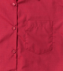 Russell-Ladies-Long-Sleeve-Classic-Polycotton-Poplin-Shirt-934F-classic-red-detail-1