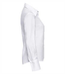 Russell-Ladies-Long-Sleeve-Tailored-Ultimate-Non-Iron-Shirt-956F-white-side