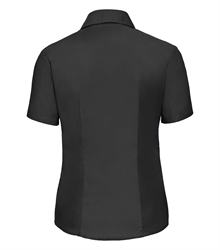 Russell-Ladies-Short-Sleeve-Classic-Oxford-Shirt-933F-black-back