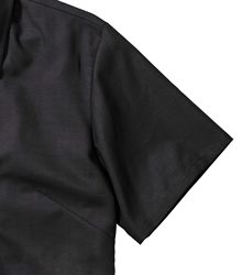 Russell-Ladies-Short-Sleeve-Classic-Oxford-Shirt-933F-black-detail-1