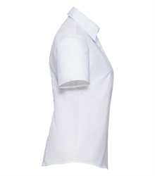 Russell-Ladies-Short-Sleeve-Classic-Oxford-Shirt-933F-white-side