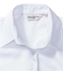 Russell-Ladies-Short-Sleeve-Tailored-Ultimate-Non-Iron-Shirt-957F-white-detail