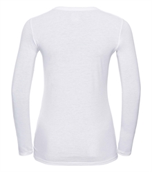Russell-Ladies-long-sleeve-HD-T-167F-white-back