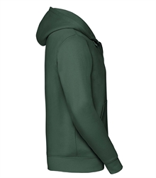 Russell-Mens-Authentic-Zipped-Hood-266M-Bottle-green-side