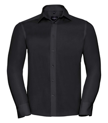 Russell-Mens-Long-Sleeve-Tailored-Ultimate-Non-Iron-Shirt-958M-black-front