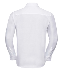 Russell-Mens-Long-Sleeve-Tailored-Ultimate-Non-Iron-Shirt-958M-white-back