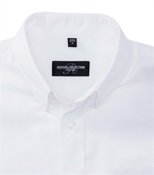 Russell-Mens-Oxford-Short-Sleeve-Classic-Oxford-Shirt-933M-white-detail