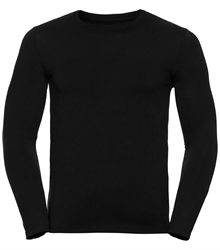 Russell-Mens-long-sleeve-HD-T-167M-black-front