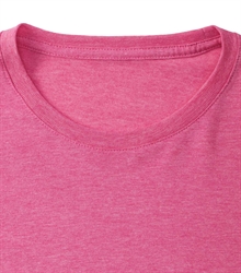 Russell-Mens-long-sleeve-HD-T-167M-pink-marl-detail