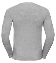 Russell-Mens-long-sleeve-HD-T-167M-silver-marl-back