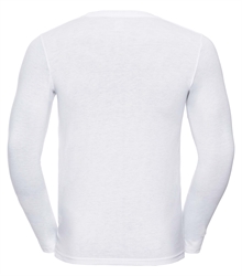 Russell-Mens-long-sleeve-HD-T-167M-white-back