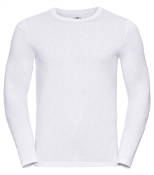 Russell-Mens-long-sleeve-HD-T-167M-white-front