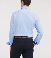 Russell_Mens-LS-Tailored-Contrast-Herringbone-Shirt_964M_0R964M0LB_Model_back
