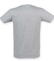 Skinni-Fit-mens-feel-good-stretch-t-shirt-SF121-HEATHERGREY-TORSO-BACK