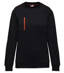 WK-Designed-to-Work_Unisex-Day-To-Day-Contrasting-Zip-Pocket-Sweat_WK403_BLACK-RED