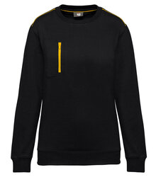 WK-Designed-to-Work_Unisex-Day-To-Day-Contrasting-Zip-Pocket-Sweat_WK403_BLACK-YELLOW